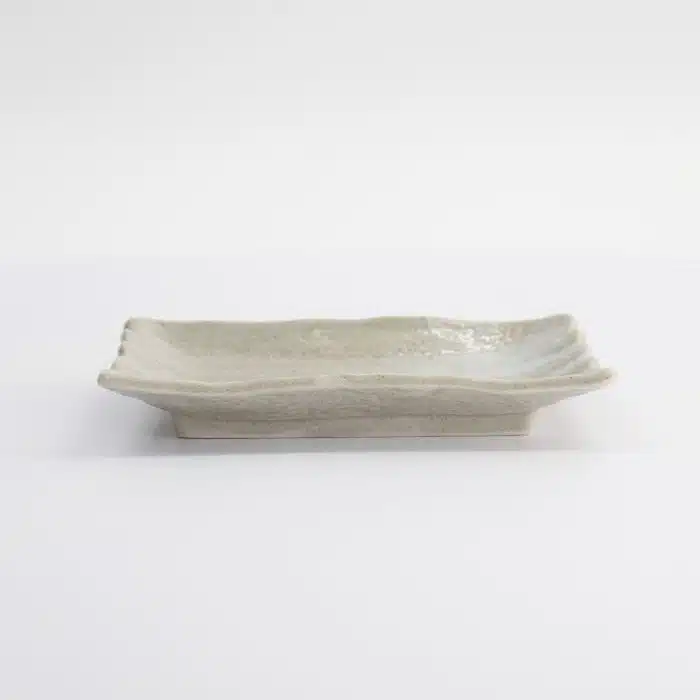 Tokyo Design Studio - Plate - White Ash - 15.5x11x2.5cm - Image 3