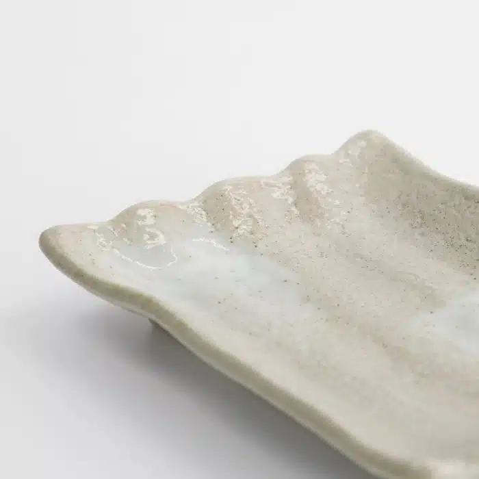 Tokyo Design Studio - Plate - White Ash - 15.5x11x2.5cm - Image 4