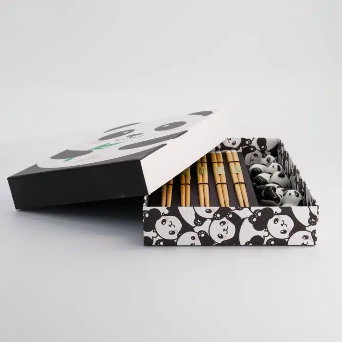 Tokyo Design Studio - Chopsticks - Gift Set/10 - Panda - Brown - Image 4