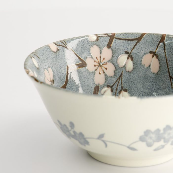 Tokyo Design Studio - Fujisakura - Gray - Tayo Bowl - 15.2x6.7cm - 500ml - Image 4