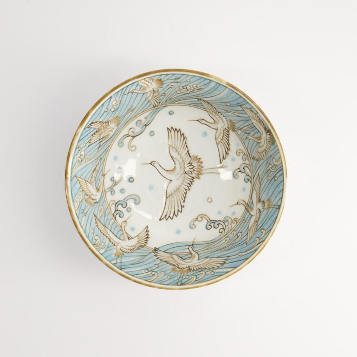 Tokyo Design Studio - Crane Light Blue - Tayo Bowl - 15.2x6.7cm - 500ml - Image 2