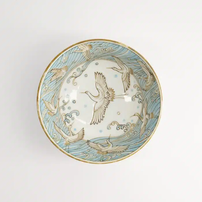 Tokyo Design Studio - Crane Light Blue - Tayo Bowl - 15.2x6.7cm - 500ml - Image 2