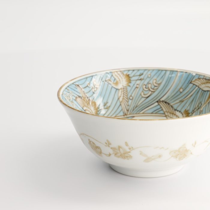 Tokyo Design Studio - Crane Light Blue - Tayo Bowl - 15.2x6.7cm - 500ml - Image 3