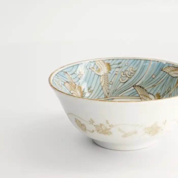 Tokyo Design Studio - Crane Light Blue - Tayo Bowl - 15.2x6.7cm - 500ml - Image 3