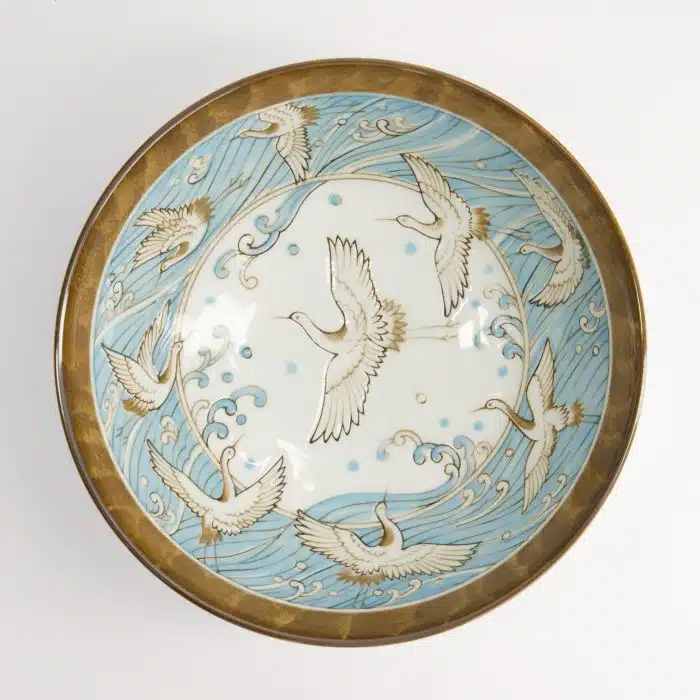 Tokyo Design Studio - Crane Light Blue - Ramen Bowl - 21x7.8cm - 1000ml - Image 2