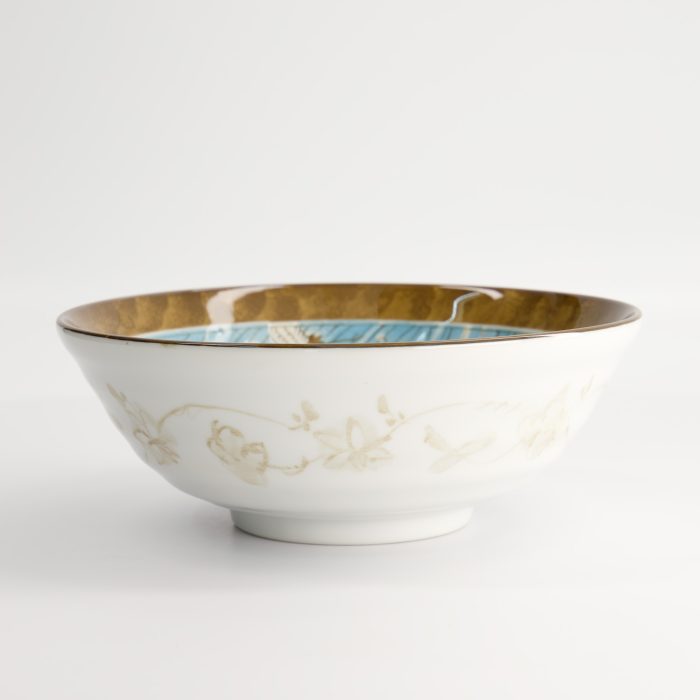 Tokyo Design Studio - Crane Light Blue - Ramen Bowl - 21x7.8cm - 1000ml - Image 3