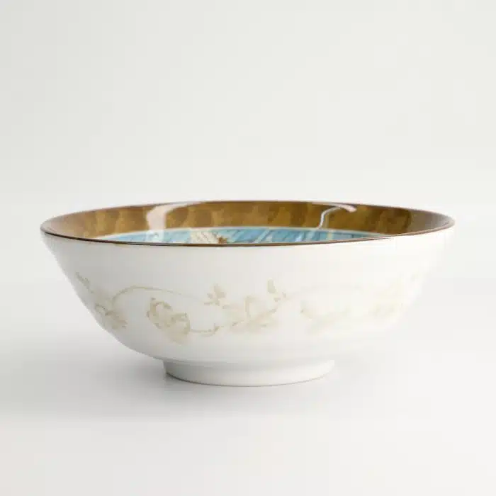 Tokyo Design Studio - Crane Light Blue - Ramen Bowl - 21x7.8cm - 1000ml - Image 3