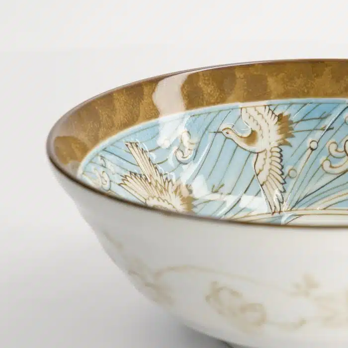 Tokyo Design Studio - Crane Light Blue - Ramen Bowl - 21x7.8cm - 1000ml - Image 4
