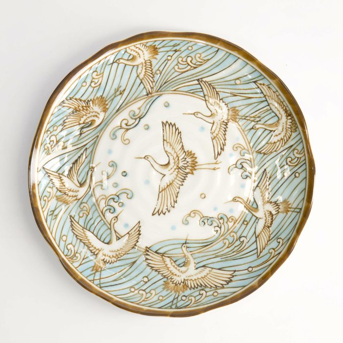 Tokyo Design Studio - Crane Light Blue - cake plate - 16.5x2cm - Image 3