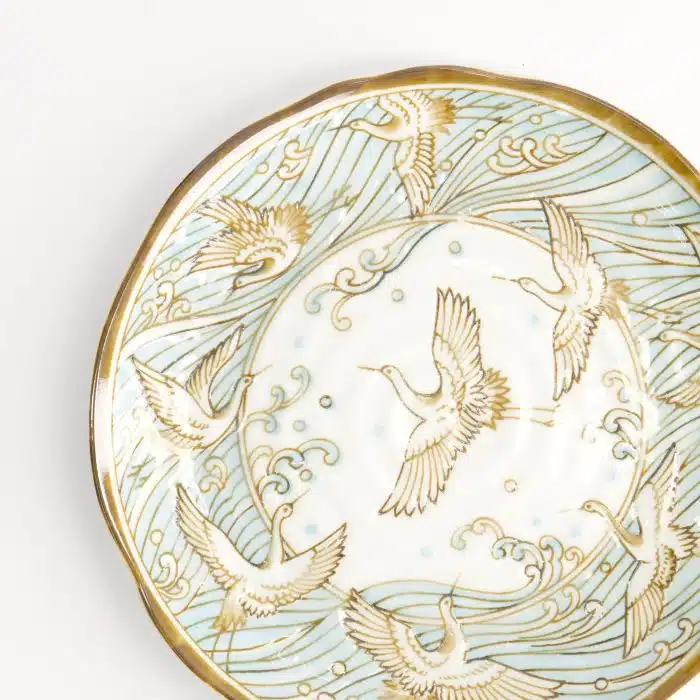 Tokyo Design Studio - Crane Light Blue - cake plate - 16.5x2cm - Image 2