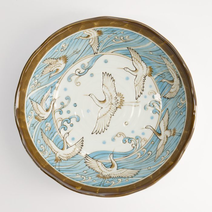 Tokyo Design Studio - Crane Light Blue - Bowl - 21.6x6.5cm - 1100ml - Image 2