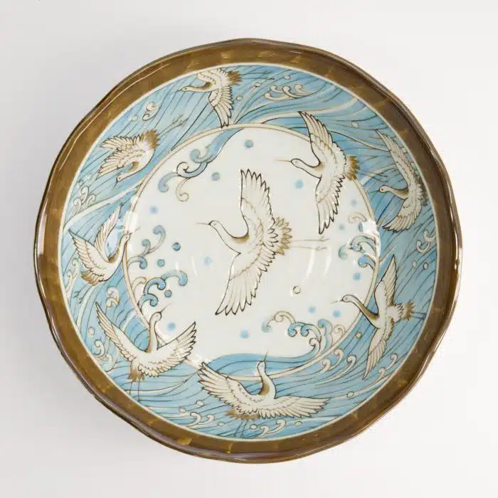 Tokyo Design Studio - Crane Light Blue - Bowl - 21.6x6.5cm - 1100ml - Image 2