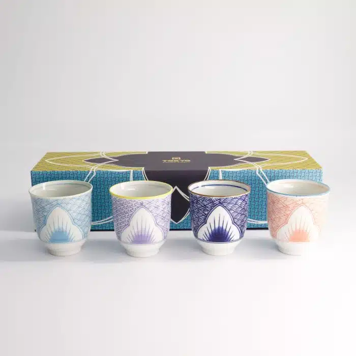 Tokyo Design Studio - Lily Flower - 4pcs - Teacup - Giftset - 7.8x8.2cm - 250ml - Image 4