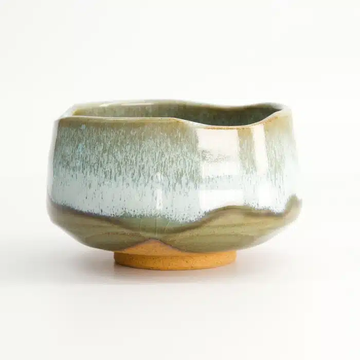Tokyo Design Studio - Matcha Bowl - Green White - 11.5x7.5cm - 500ml - Image 3