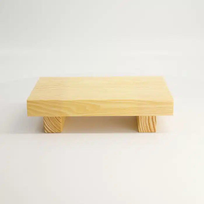 Tokyo Design Studio - Houten Sushi Geta - Hoge Model - 24x15x6cm