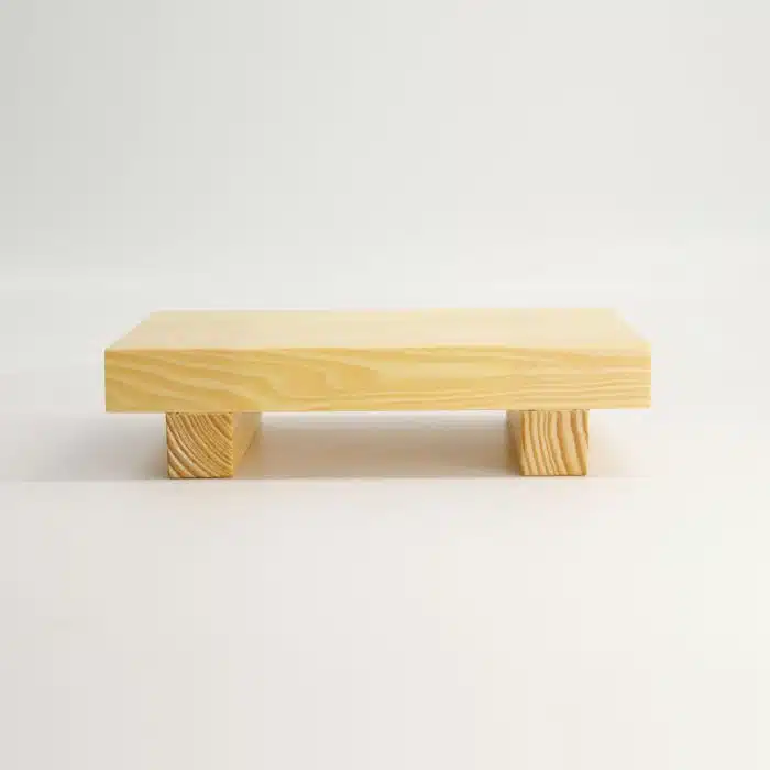 Tokyo Design Studio - Wooden Sushi Geta - High Model - 24x15x6cm - Image 5