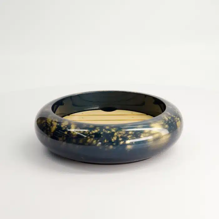 Tokyo Design Studio - Sushi Oke - For Wood Inlay - Blue/Gold - Outer 21x6cm - Inner 16x4.1cm - Image 2