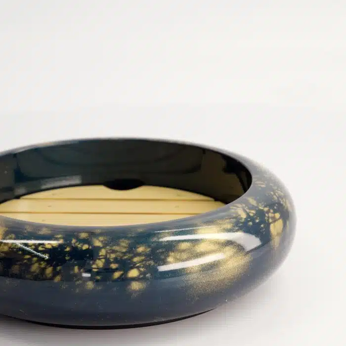 Tokyo Design Studio - Sushi Oke - For Wood Inlay - Blue/Gold - Outer 21x6cm - Inner 16x4.1cm - Image 6
