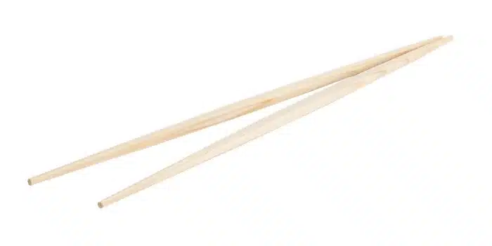 Wooden Disposable Cedar Chopsticks - Washi Strap - 24cm - Image 3