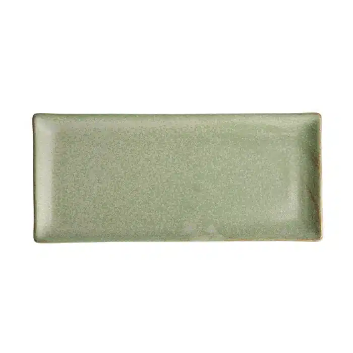 Tokyo Design Studio - Vert Sauge - Rectangular Plate - 28.5x12.5cm - Image 2