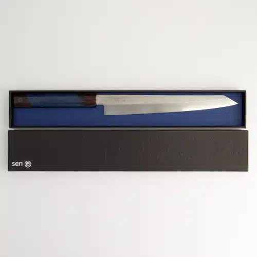 Sen Kurouchi Kiritsuke Slicer - 24cm