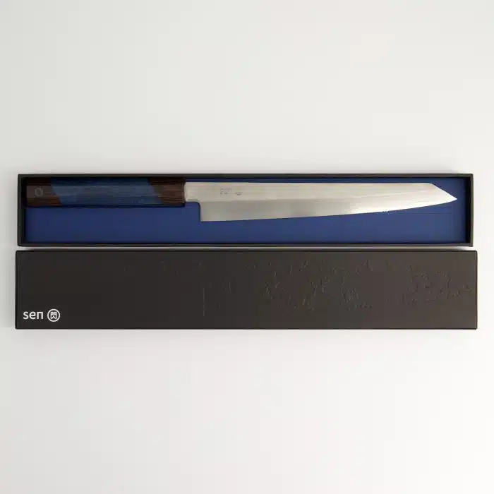 Sen Kurouchi Kiritsuke Slicer - 24cm