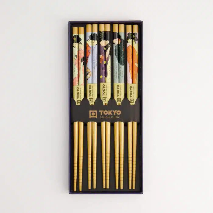 Tokyo Design Studio - Chopsticks - Gift Set/5 - Geisha - Image 2