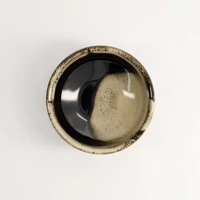 Tokyo Design Studio - Craft Matcha Bowl - Dark Brown - 11.5x7.5cm - 400ml - Image 2