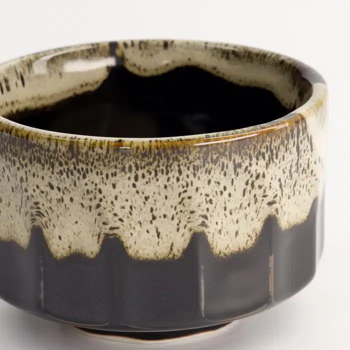 Tokyo Design Studio - Craft Matcha Bowl - Dark Brown - 11.5x7.5cm - 400ml - Image 4