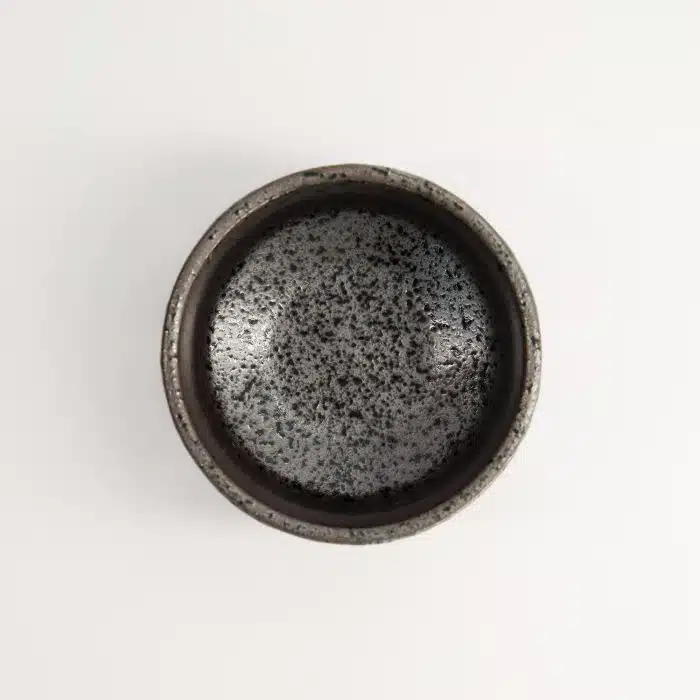 Tokyo Design Studio - Craft Matcha Bowl - Grey Tetsu Glaze - 11.5x7.5cm - 400ml - Image 2