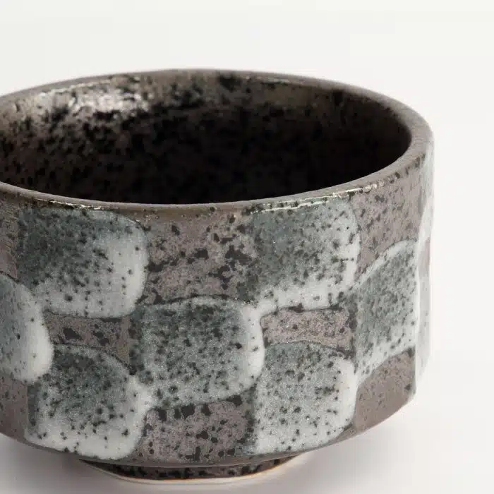 Tokyo Design Studio - Craft Matcha Bowl - Grey Tetsu Glaze - 11.5x7.5cm - 400ml - Image 4