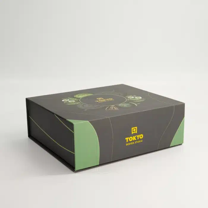 Tokyo Design Studio - Paper Gift Box - Matcha - 4-piece - 23.3x20.7x8cm - Image 2
