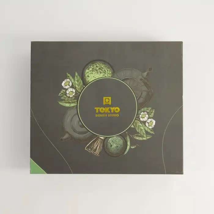 Tokyo Design Studio - Paper Gift Box - Matcha - 4-piece - 23.3x20.7x8cm - Image 3