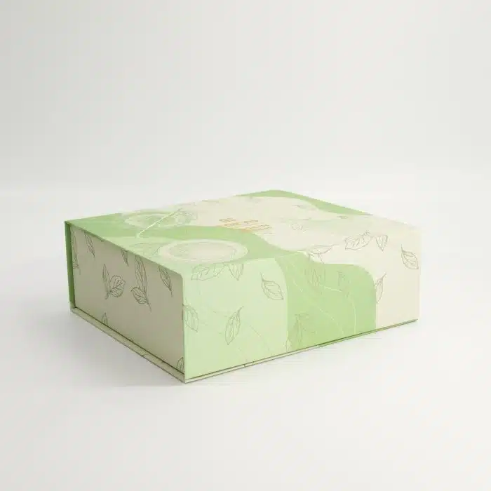 Tokyo Design Studio - Paper Giftbox - Matcha Green - 4 Pieces - 23.3x20.7x8cm - Image 2
