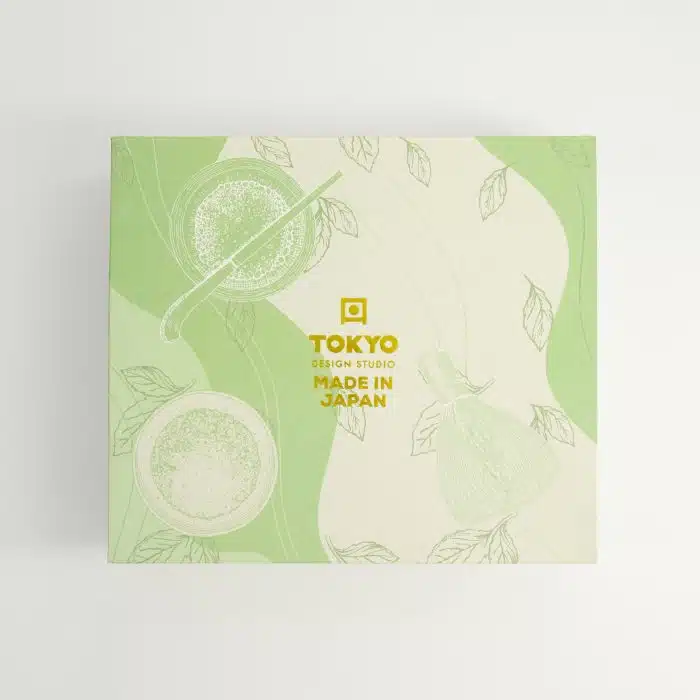 Tokyo Design Studio - Paper Giftbox - Matcha Green - 4 Pieces - 23.3x20.7x8cm - Image 3