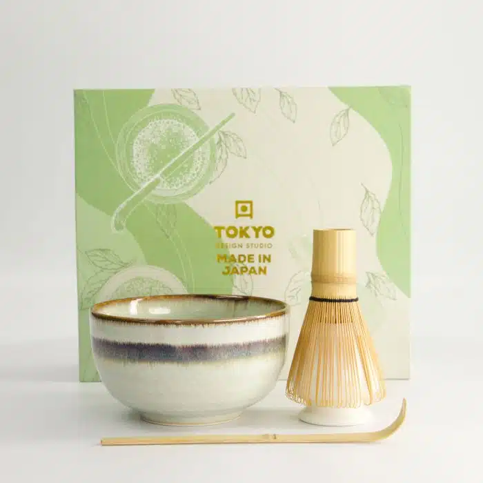 Tokyo Design Studio – Matcha Gift Set – Green/White – 11.5x7.5cm - Image 2