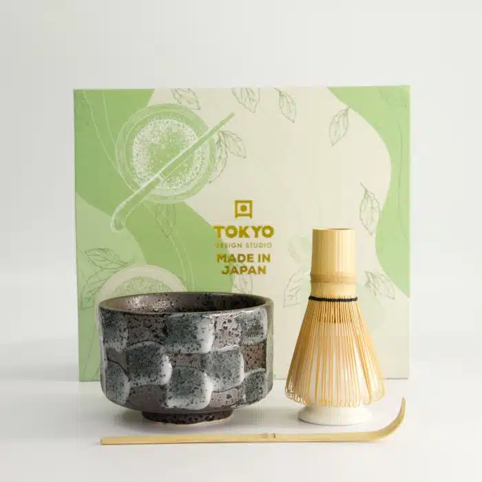 Tokyo Design Studio - Matcha Gift Set - Kanegin Grey - 11x8cm - 4 pieces - Image 2