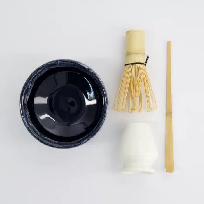 Tokyo Design Studio - Matcha Gift Set - Kanegin Green/Navy - 11x8cm - 4 pieces - Image 4