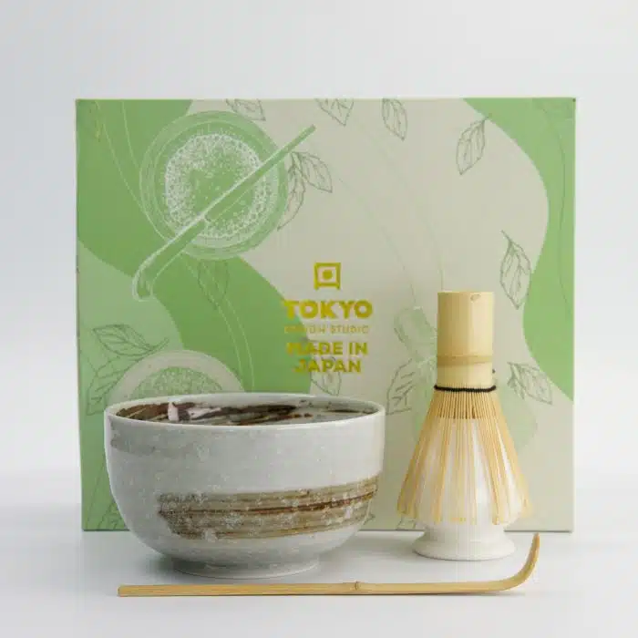 Tokyo Design Studio - Matcha Gift Set - Naruto Brown - 13x7cm - 4-piece - Image 2