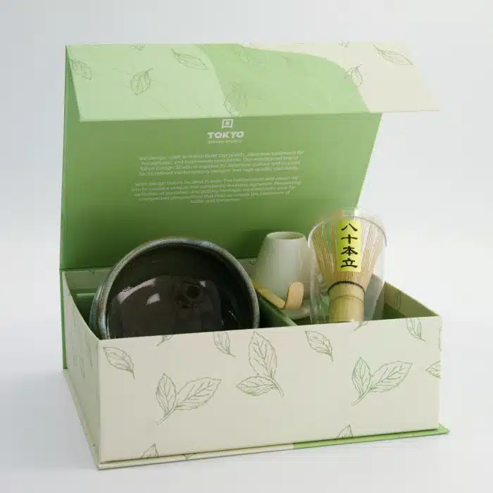 Tokyo Design Studio – Matcha Cadeau Set – Groen/Wit – 11.5x7.5cm