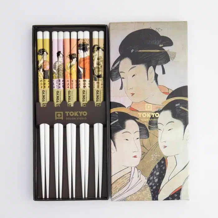 Tokyo Design Studio - Chopsticks - Gift Set/5 - Geisha White - Image 2