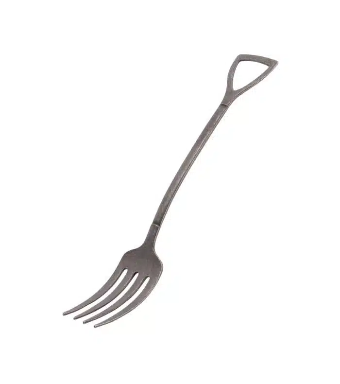 Vintage Black Shovel Fork LL - 18.5 cm