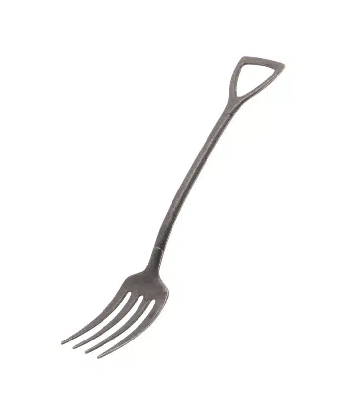 Vintage Black Shovel Fork L - 17.5 cm