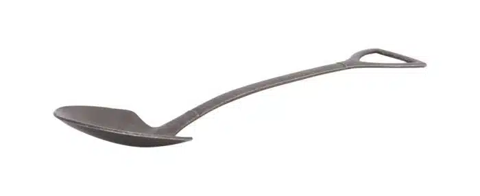 Vintage Black Shovel Spoon L - 17.5 cm - Image 6