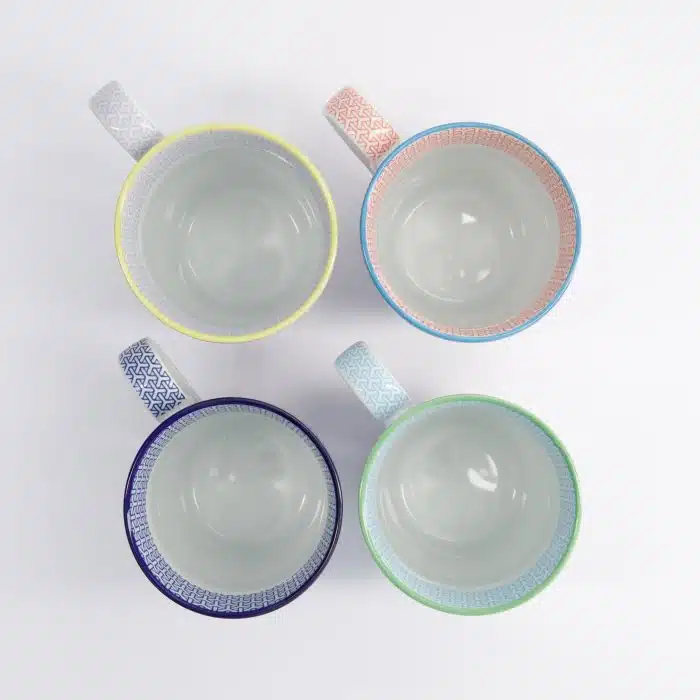 Tokyo Design Studio - Lily Flower - Mug Gift Set - 4pcs - 8.8x10.5cm - 350ml - Image 3