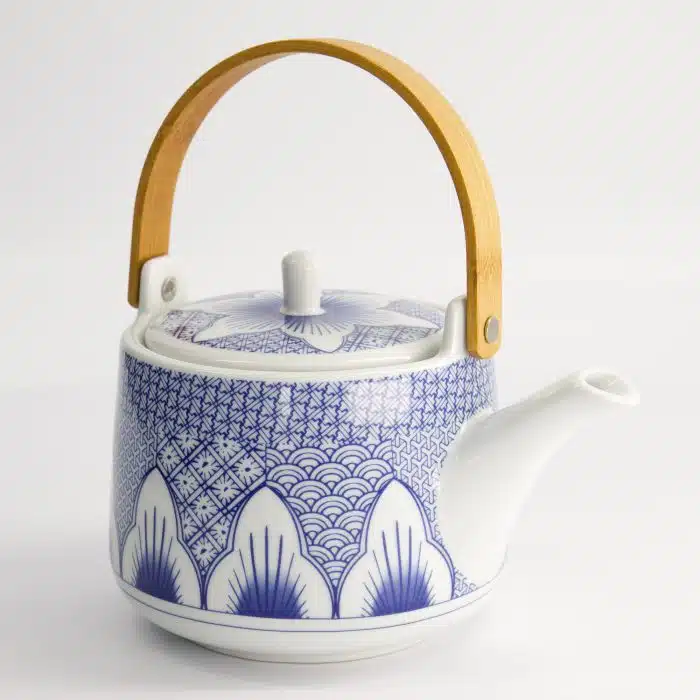 Tokyo Design Studio - Lily Flower - Teapot - Blue - 1000ml - Image 3