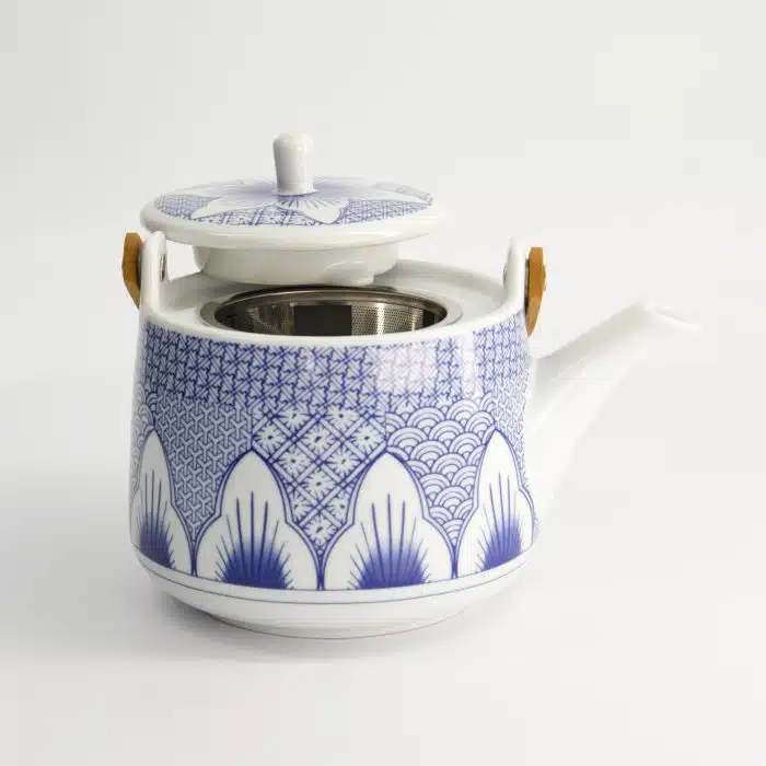 Tokyo Design Studio - Lily Flower - Teapot - Blue - 1000ml - Image 4