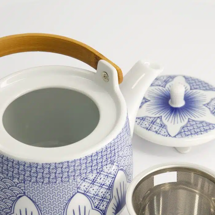 Tokyo Design Studio - Lily Flower - Teapot - Blue - 1000ml - Image 2