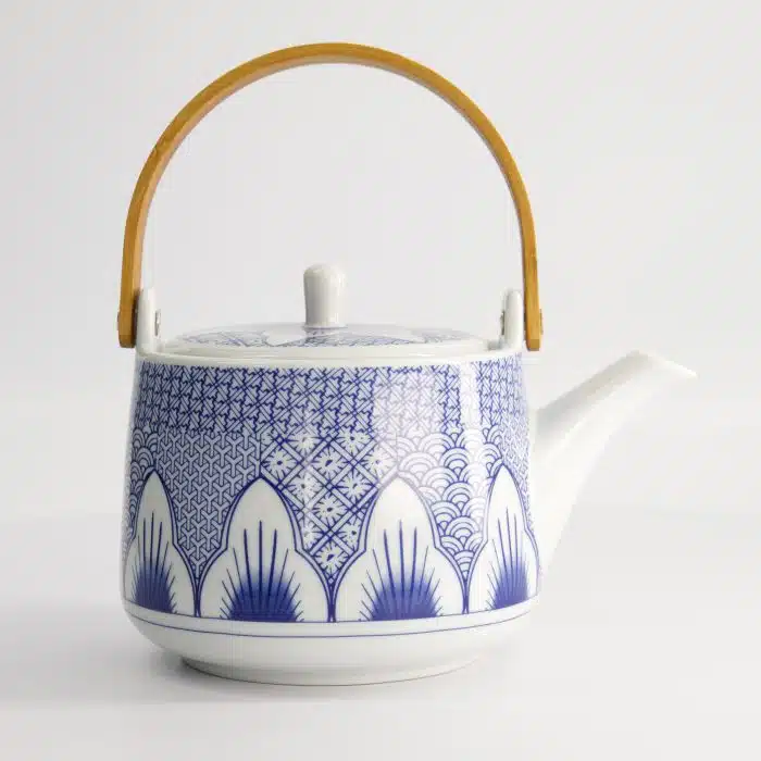 Tokyo Design Studio - Lily Flower - Teapot - Blue - 1000ml - Image 6