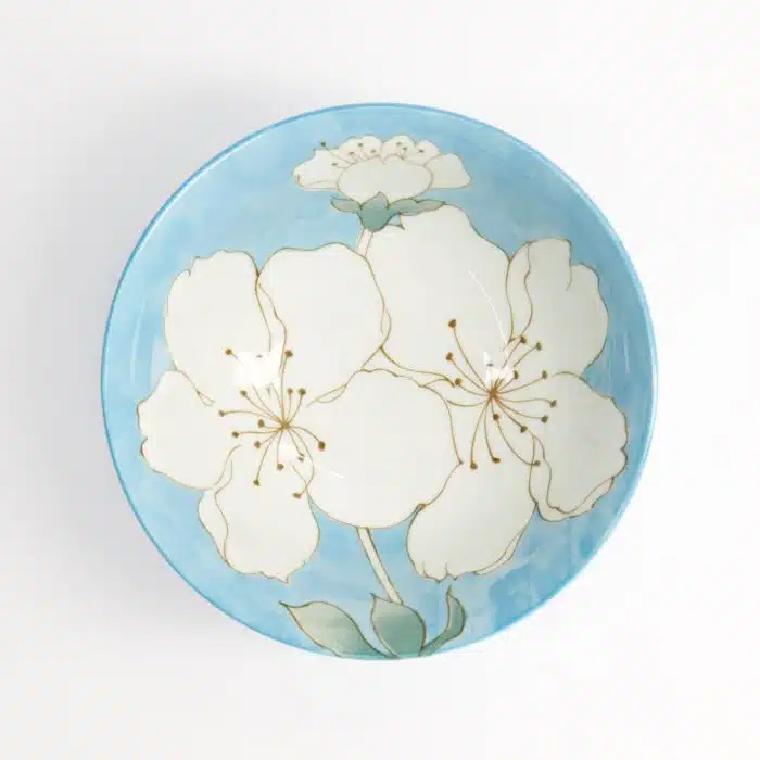 Tokyo Design Studio - Bowl - Sakura Blue - 15x7cm - 500ml - Image 2